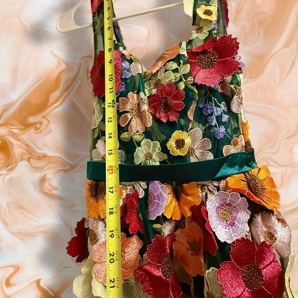 Floral Embroidered Maxi Dress - Picture 4 of 14